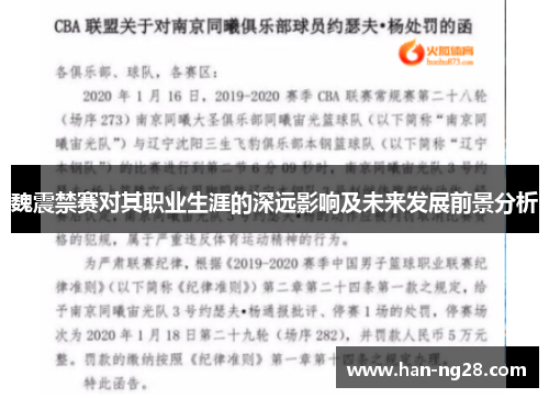 魏震禁赛对其职业生涯的深远影响及未来发展前景分析